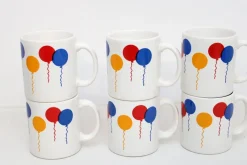Clearance Pamono Balloon Birthday Service from Waechtersbach, 1970s, Set of 8
