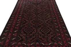Pamono Baluch Rug in Red and Blue Patterns from R&K Principal Jahanshah Nazmiyal><noscript><img width=
