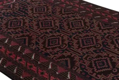 Pamono Baluch Rug in Red and Blue Patterns from R&K Principal Jahanshah Nazmiyal><noscript><img width=