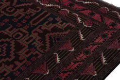 Pamono Baluch Rug in Red and Blue Patterns from R&K Principal Jahanshah Nazmiyal><noscript><img width=