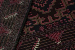 Pamono Baluch Rug in Red and Blue Patterns from R&K Principal Jahanshah Nazmiyal><noscript><img width=