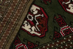 Pamono Baluch Rug in Red and Green Patterns from R&K Principal Jahanshah Nazmiyal><noscript><img width=