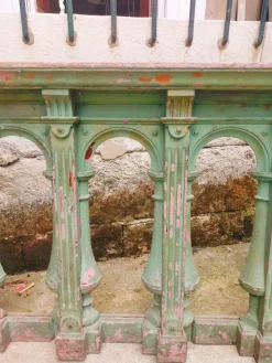 Pamono Balustrade in Wood, 1890s