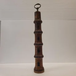 Sale Pamono Bamboo and Bronze Pepper Shaker