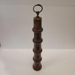 Sale Pamono Bamboo and Bronze Pepper Shaker