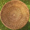 New Pamono Bamboo and Iron Swivel Pod Chairs, 1960s, Set of 2