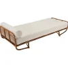 Pamono Bamboo and Rattan Daybed in Bouclé, Italy, 1960s> Daybeds & Chaises Lounges