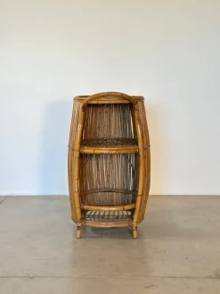Pamono Bamboo Bar Cabinet, 1970s><noscript><img width=