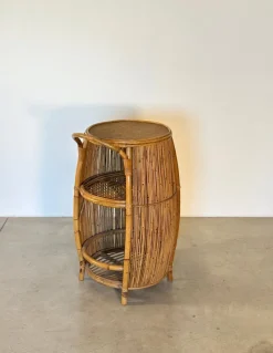 Pamono Bamboo Bar Cabinet, 1970s><noscript><img width=