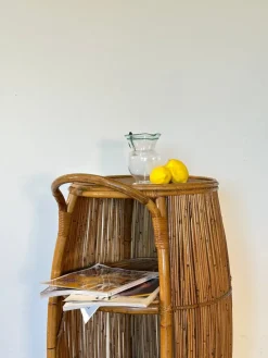 Pamono Bamboo Bar Cabinet, 1970s><noscript><img width=