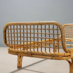 Pamono Bamboo Beds, 1970s, Set of 2><noscript><img width=