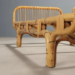 Pamono Bamboo Beds, 1970s, Set of 2><noscript><img width=