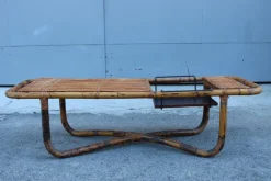 Pamono Bamboo Cocktail Table by Tito Agnoli, 1950s><noscript><img width=