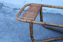 Pamono Bamboo Cocktail Table by Tito Agnoli, 1950s><noscript><img width=