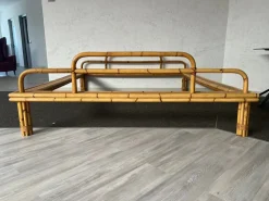 Pamono Bamboo Double Bed> Beds & Bedroom Sets