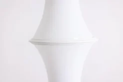 Outlet Pamono Bamboo Floor Lamp in White Opal Glass by Enrico Tronconi, 1970s