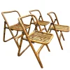 Pamono Bamboo Folding Chair from Dal Vera, Italy, 1950s> Garden Seating