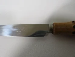 Discount Pamono Bamboo Fruit Cutlery in Holder, Solingen, Germany, 1950s