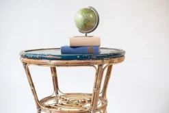 Discount Pamono Bamboo Garden Table with Patina, 1960s