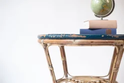 Discount Pamono Bamboo Garden Table with Patina, 1960s