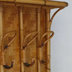 Pamono Bamboo Garment Rack by Franca Helg for Albini, 1960s><noscript><img width=