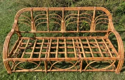Pamono Bamboo Living Room in the style of Vivaï Del Sud, 1960s, Set of 4><noscript><img width=