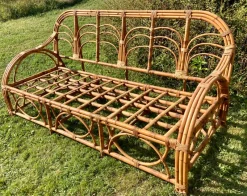 Pamono Bamboo Living Room in the style of Vivaï Del Sud, 1960s, Set of 4><noscript><img width=