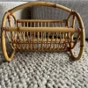 Pamono Bamboo Magazine Rack, 1960s> Magazine Racks