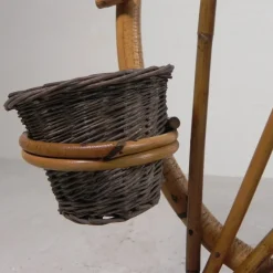 Online Pamono Bamboo Plant Stand with 3 Pots, 1950s, Set of 4