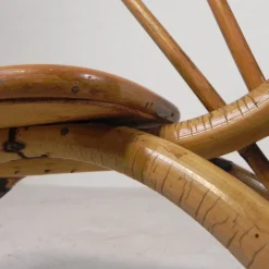 Online Pamono Bamboo Plant Stand with 3 Pots, 1950s, Set of 4