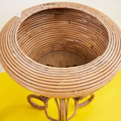 Pamono Bamboo Planters, Set of 2><noscript><img width=