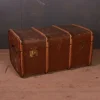 Pamono Banded Cabin Trunk, 1890s> Trunks Crates & Baskets