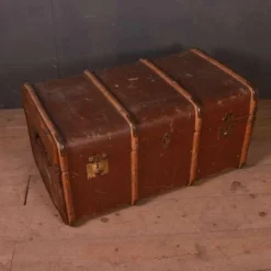 Pamono Banded Cabin Trunk, 1890s><noscript><img width=