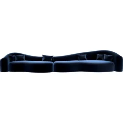 Pamono Baïne Navy Sofa by Jérôme Bugara> Seating
