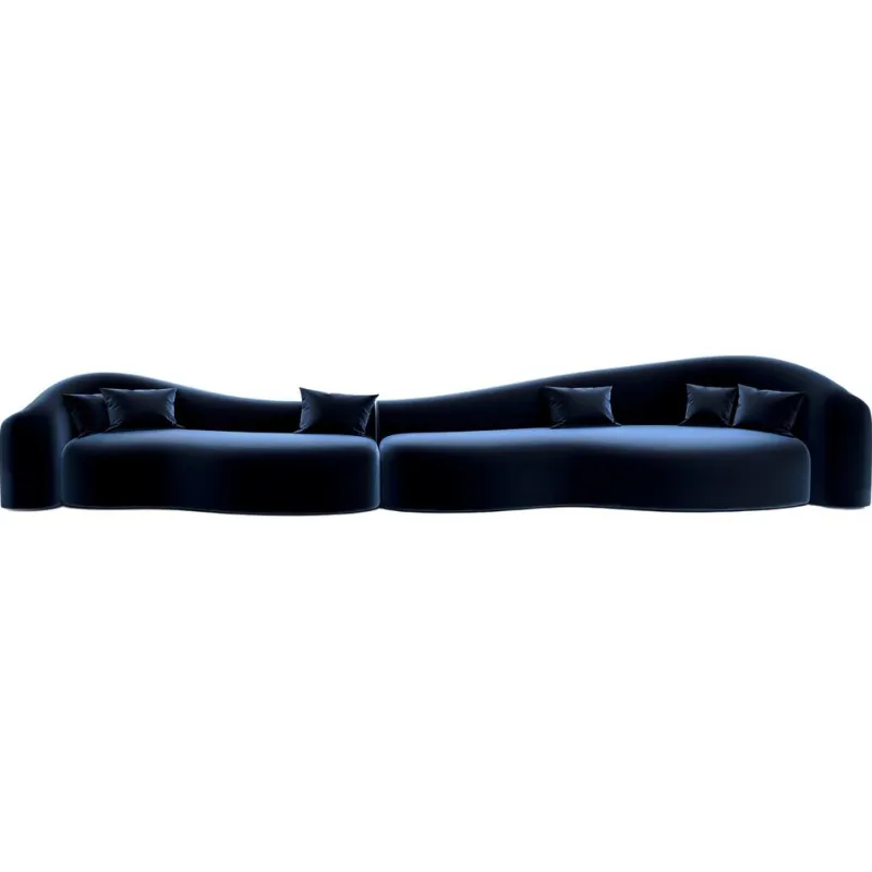 Pamono Baïne Navy Sofa by Jérôme Bugara> Seating