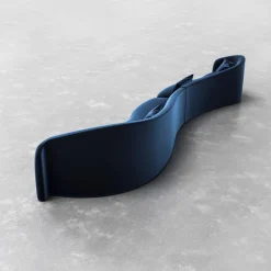 Pamono Baïne Navy Sofa by Jérôme Bugara><noscript><img width=