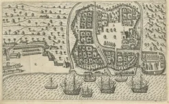 Best Pamono Bantam Chart by De Bry, 1610