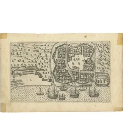Best Pamono Bantam Chart by De Bry, 1610