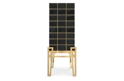 Pamono Bar Cabinet in Brass and Wood><noscript><img width=