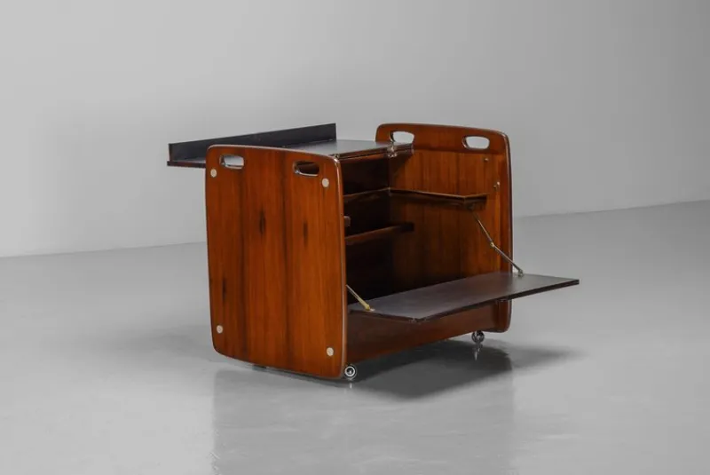 Discount Pamono Bar Cart by Sergio Rodrigues for OCA Brazil, 1965