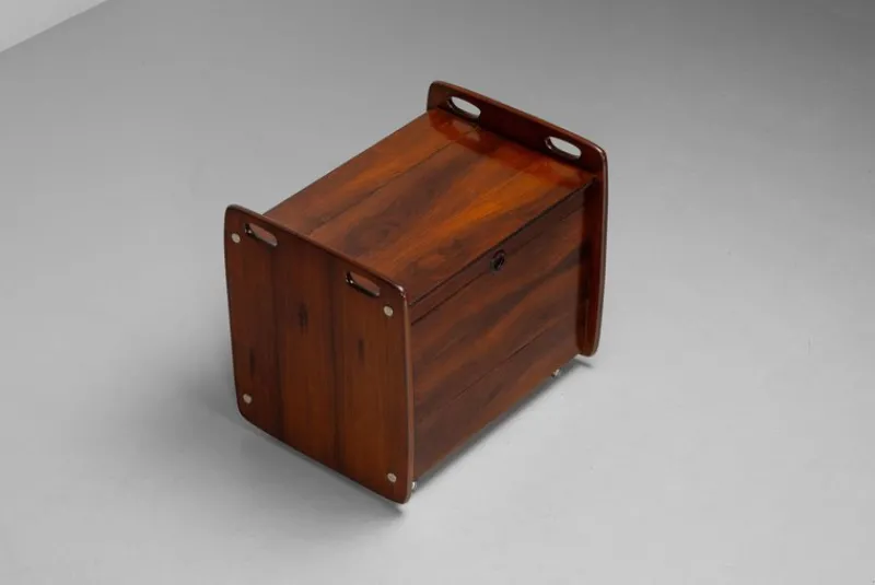 Discount Pamono Bar Cart by Sergio Rodrigues for OCA Brazil, 1965