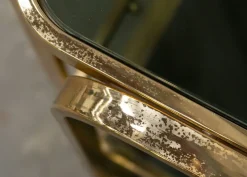 Pamono Bar Cart in Gilded Brass from Allegri, Italy, 1960s><noscript><img width=