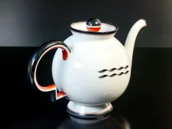 Pamono Barbara Tea Service by Giò Ponti for Ginori, Set of 9><noscript><img width=