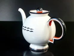 Pamono Barbara Tea Service by Giò Ponti for Ginori, Set of 9><noscript><img width=