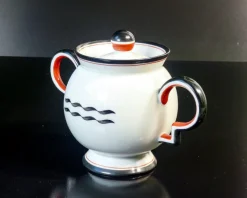 Pamono Barbara Tea Service by Giò Ponti for Ginori, Set of 9><noscript><img width=