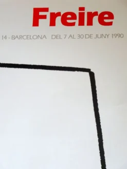 Pamono Barcelona Freire Exhibition Poster, 1970s> Posters