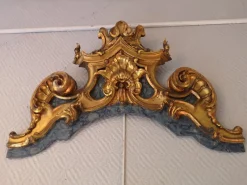 Pamono Baroque Carved Wood Wall Decor Pediment> Architectural Elements