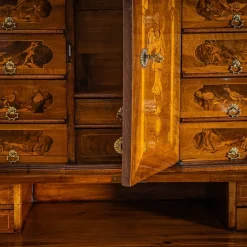 Clearance Pamono Baroque Secretaire in Walnut