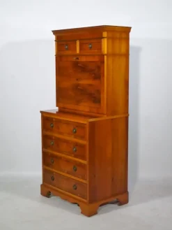 Clearance Pamono Baroque Secretary in Nut Wood, 1960s