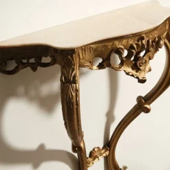 Pamono Baroque Style Console and Mirror Set, 1940s, Set of 2> Console Tables
